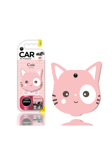 BUBBLE GUM - ART CATS - CUTIE POLIMER - aroma car
