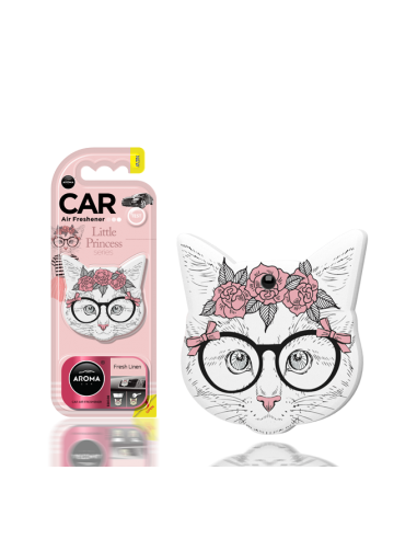 FRESH LINEN - ART CATS - PRINCESS POLIMER - aroma car