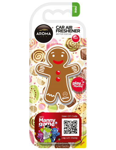 CHRISTMAS COOKIE GINGER BREAD - MANNY POLIMER -aroma car